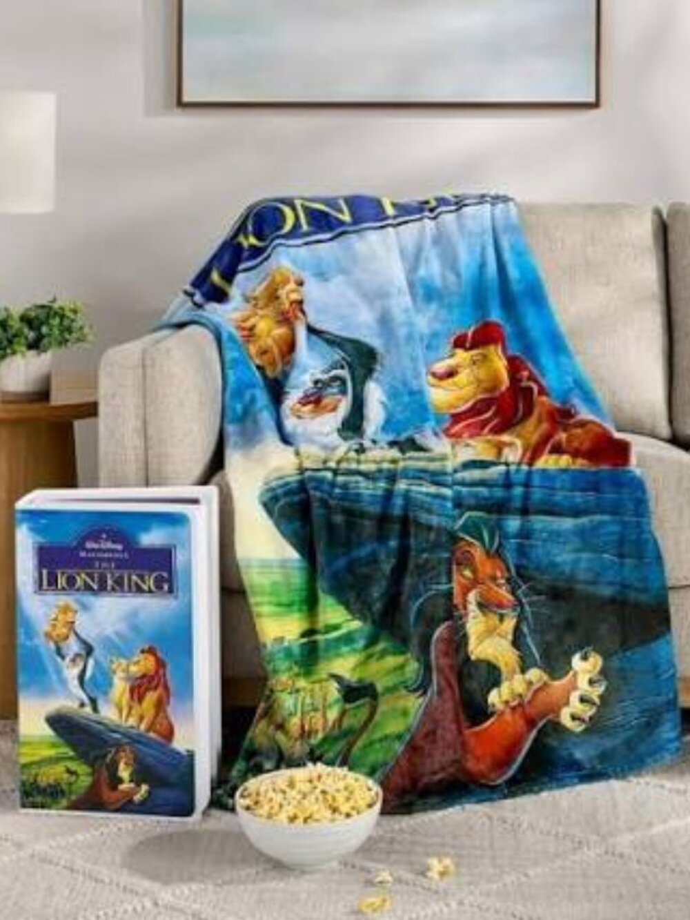 Disney The Lion King VHS Boxed Silk Touch Throw, 50" x 70"